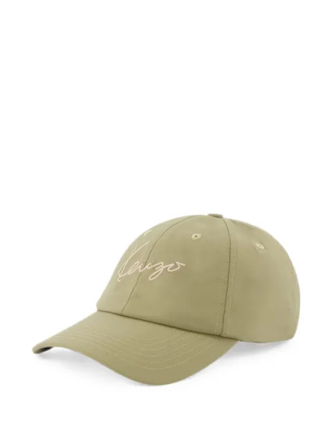 Kenzo logo-embroidered baseball cap Green FG68AC101F30