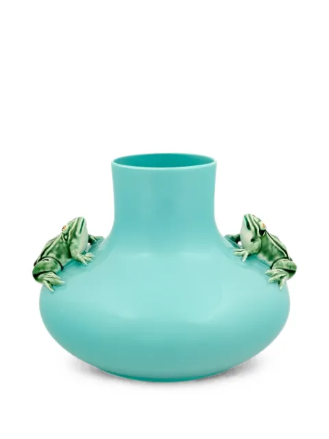 Bordallo Pinheiro large Duas Rãs vase Blue 65003916
