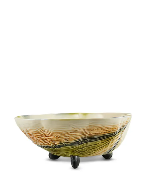 Bordallo Pinheiro shell-motif footed bowl Neutrals 65033051