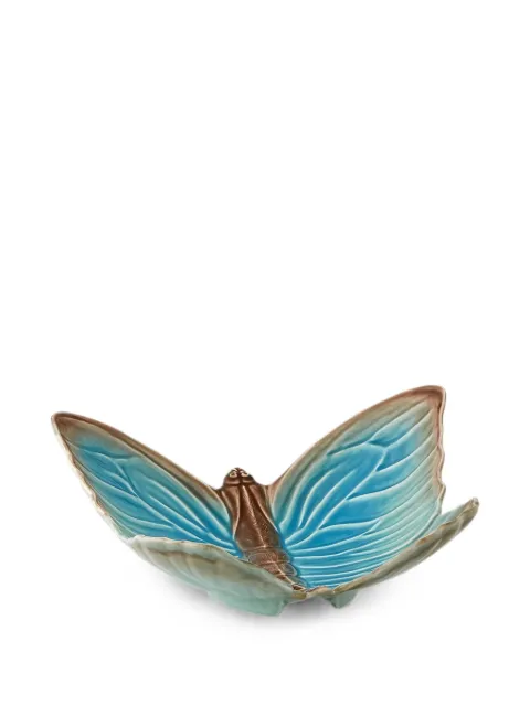 Bordallo Pinheiro x Claudia Schiffer Cloudy Butterflies fruit bowl Blue 65027315