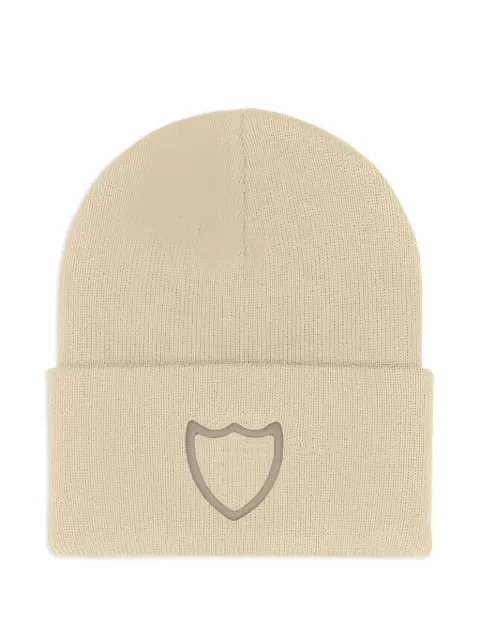 Htc Los Angeles logo-embroidered beanie hat Neutrals 23WHTCA003
