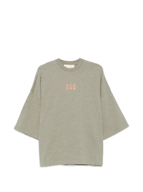 FEAR OF GOD ESSENTIALS logo-print round-neck T-shirt Green RW002740151