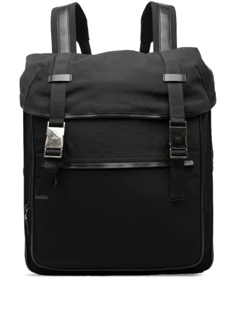 Gucci Pre-Owned 2000-2015 Nylon Double Buckle backpack Black PF32H3L62L3W4GEN