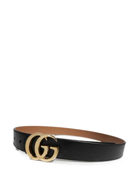 Gucci reversible GG Marmont belt Black A002CFAAGRU