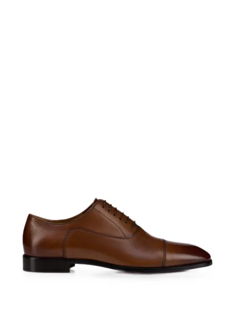 Christian Louboutin Greggory leather Oxford shoes Brown 3250512BWI3