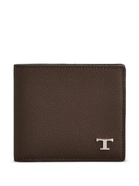 Tod's T Timeless pebbled wallet Brown XAMTSYC0300WKA