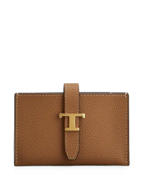 Tod's card holder in leather Brown XAWTIM59200WKA