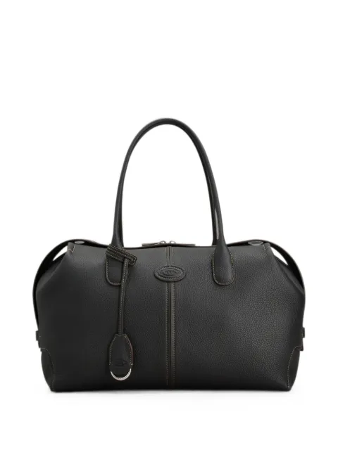 Tod's grained leather tote bag Black XBWDBKH0400XGA