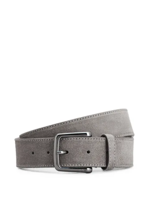 Tod's suede buckle belt Grey XCMCP610100GRC