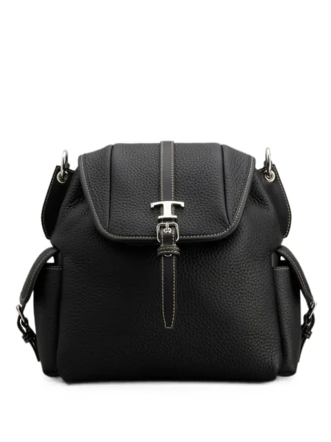 Tod's T Timeless buckle-fastening backpack Black XBWTIMG0100VJ1