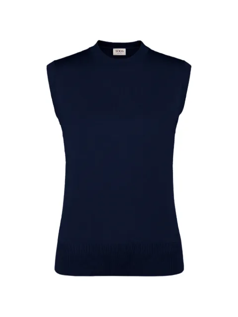 Tod's top in silk-blend knit Blue X8WC1538090VRK