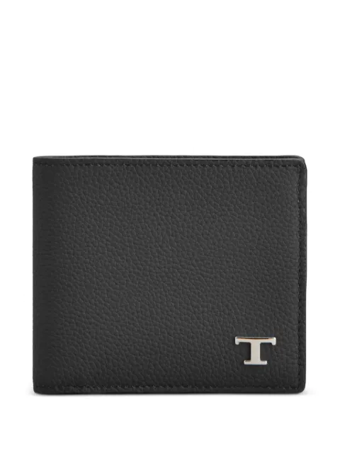 Tod's T Timeless pebbled-leather wallet Black XAMTSYC0300WKA