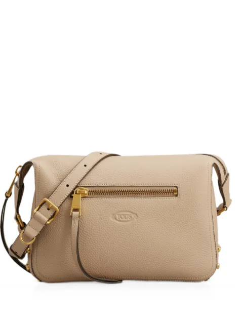 Tod's Metal Dots shoulder bag in leather mini Neutrals XBWGMTH0100VRO
