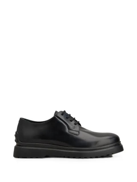 Tod's Gommino-detail chunky-sole derby shoes Black XXM12M0KB80LYG