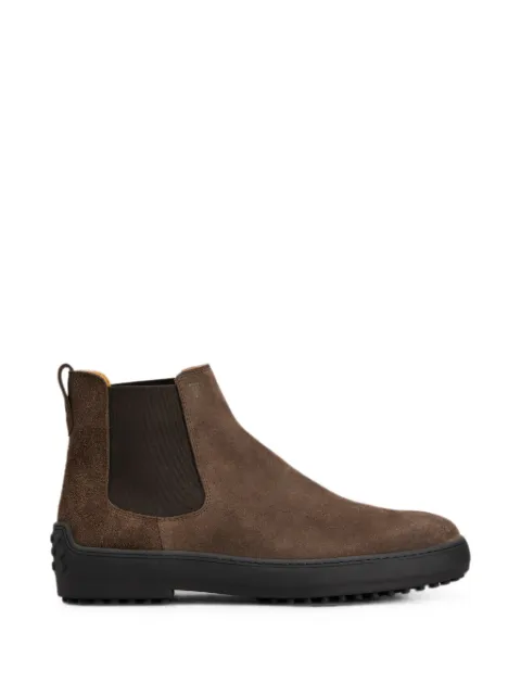 Tod's Gommino suede Chelsea boots Brown XXM84L00P20RE0
