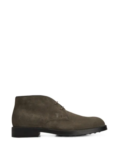 Tod's desert boots in suede Green XXM75L00D80RE0