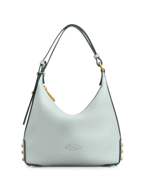 Tod's metal-dots mini bag in leather Blue XBWGMTE0100ROR