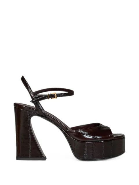 FENDI Arco platform sandals Brown 8X8990AOSH