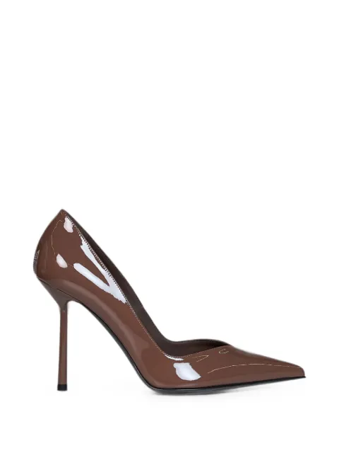 Le Silla leather heeled pumps Brown 4216D090BXPPGSM