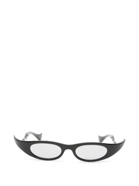 VALENTINO GARAVANI EYEWEAR V-Logo cat-eye frame sunglasses Black VG0045S