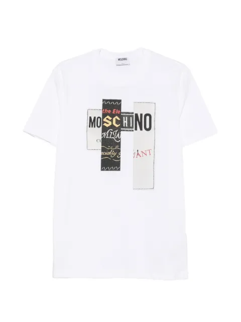 Moschino logo-print T-shirt White 262ZZA07315241