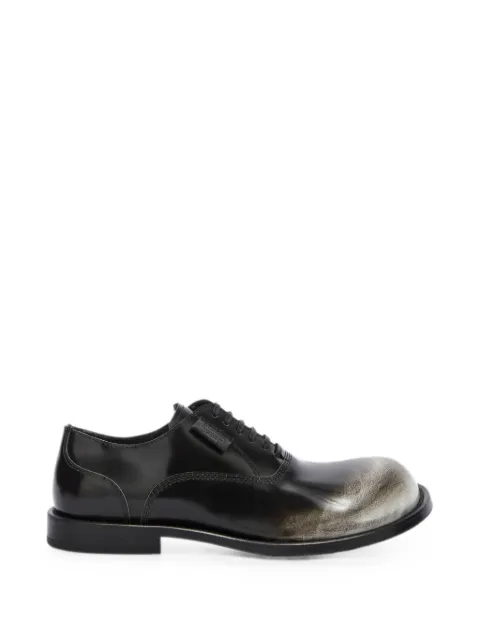 Moschino faded-effect derby shoes Black MB10122M0PGE5