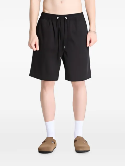 A BATHING APE® elasticated relaxed-fit shorts Black 001SPM301317MBLK