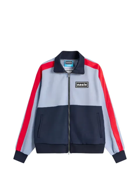 Pleasures Forever colour-block track jacket Blue P26OA003