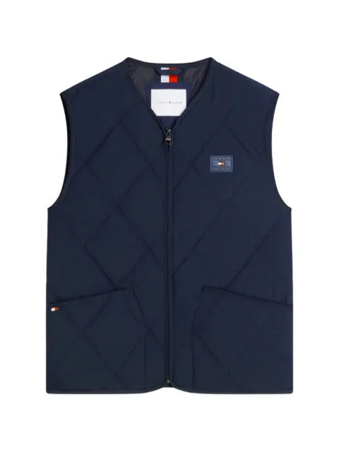 Tommy Hilfiger diamond-quilted gilet Blue MW0MW43467