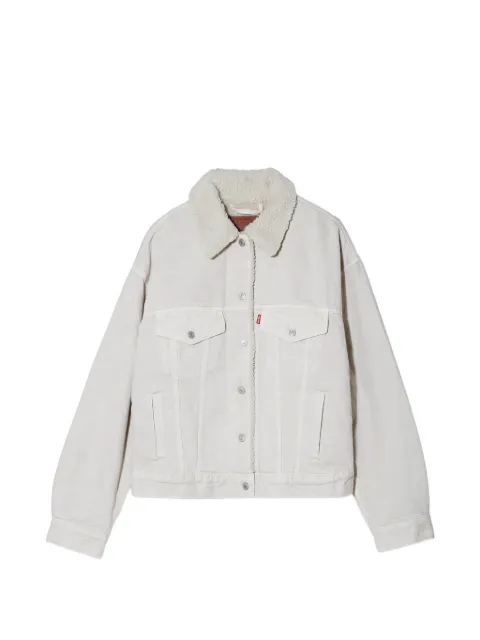 Levi's sherpa-collar denim jacket Neutrals A44350087