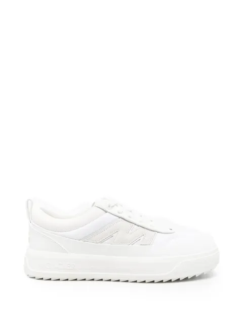 Moncler logo-embossed ridged-sole sneakers White L209A4M00190N0565