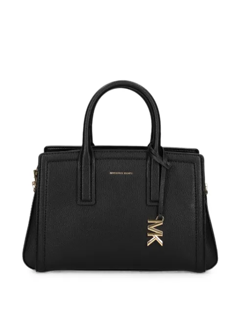 Michael Michael Kors small Laila logo-plaque tote bag Black 30S5G91S1L