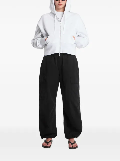 dime cropped zip-up hoodie Grey DIMESU2613ASH