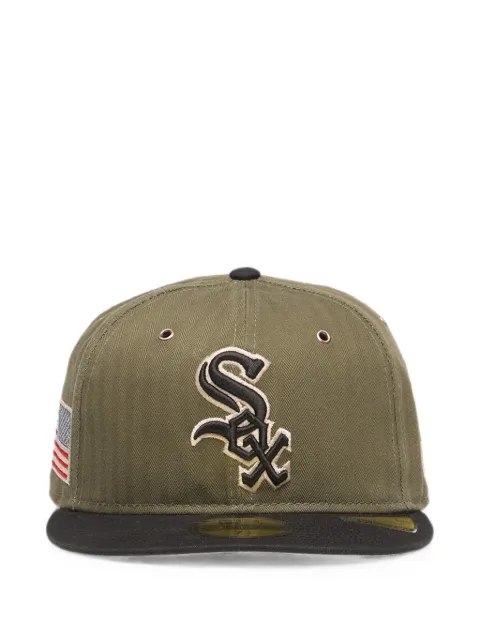 NEW ERA CAP 59FIFTY Chicago White Sox herringbone cap Green 60916977