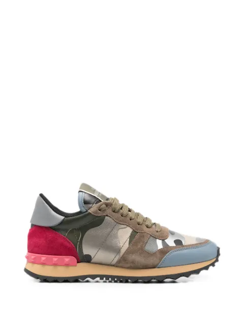 Valentino Garavani Pre-Owned 2010s camouflage-pattern sneakers Green VA350CAE