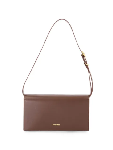 Jil Sander All Day leather crossbody bag Brown J07ZH0012P4840