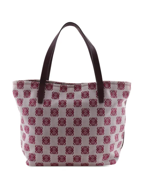Loewe Pre-Owned 2010-2026 Anagram Canvas tote bag Pink WN2BJGFQ4W6H67AT
