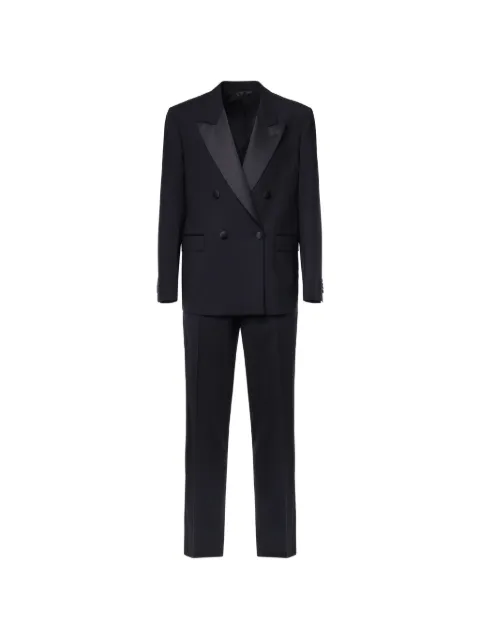Lardini double-breasted peak-lapel suit Blue AC5944E1CN64303
