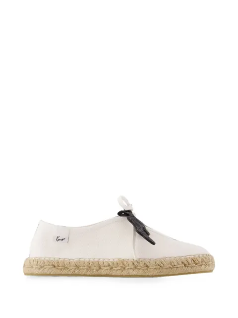 Kenzo charm-detail espadrilles White FG62ES310F56