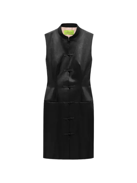 Shanghai Tang Qipao mini dress Black B2WRD605AN
