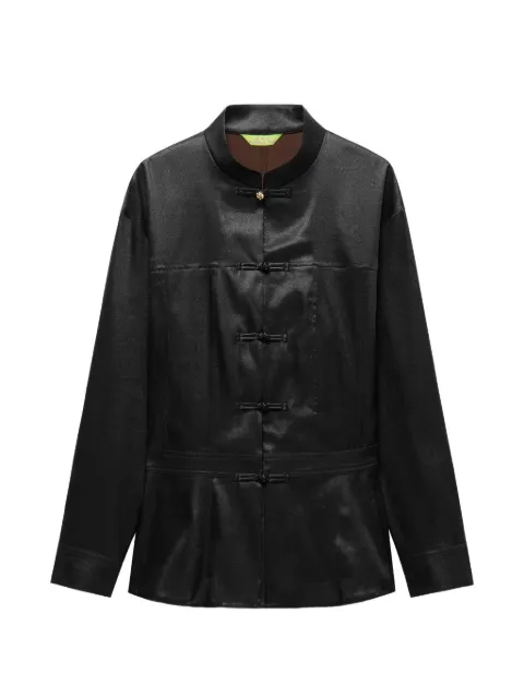 Shanghai Tang Tang peplum jacket Black B2WRJ601AN
