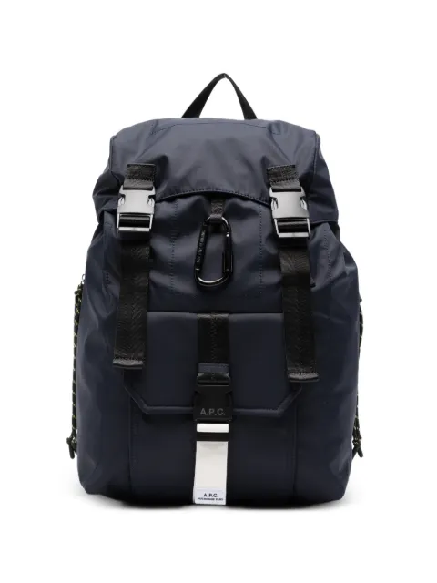 A.P.C. buckle-fastening backpack Blue PAAFHH62631