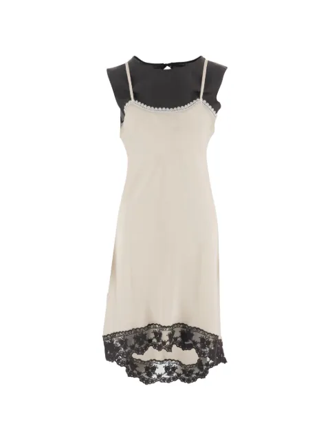 The Garment lace-trimmed mini dress Neutrals 22487003