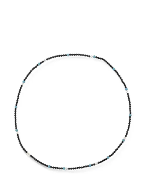 Lisa C beaded necklace Silver NECPLUM