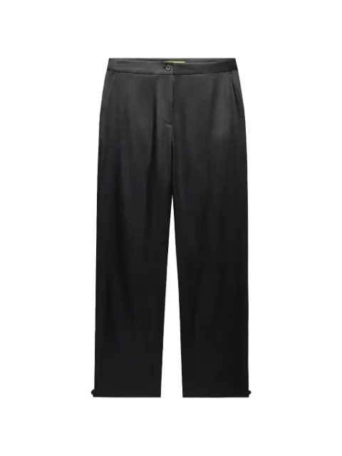 Shanghai Tang satin-finish trousers Black B2WRD604AN