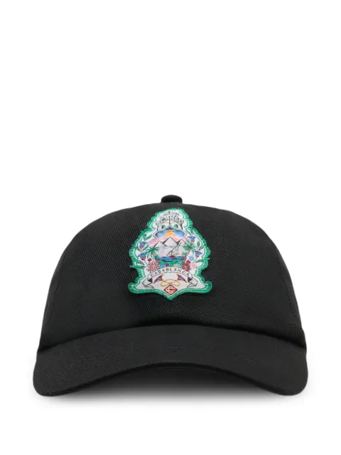 Casablanca Hotel Emblem cotton hat Black AHAT00203