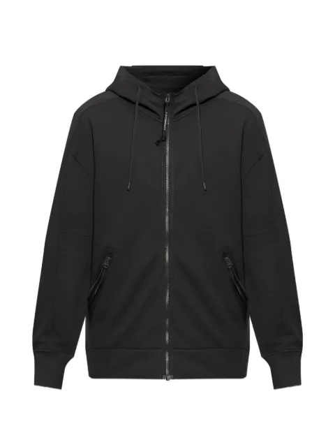 C.P. Company Goggle zip-up hoodie Black 21CMSS715A005086W985