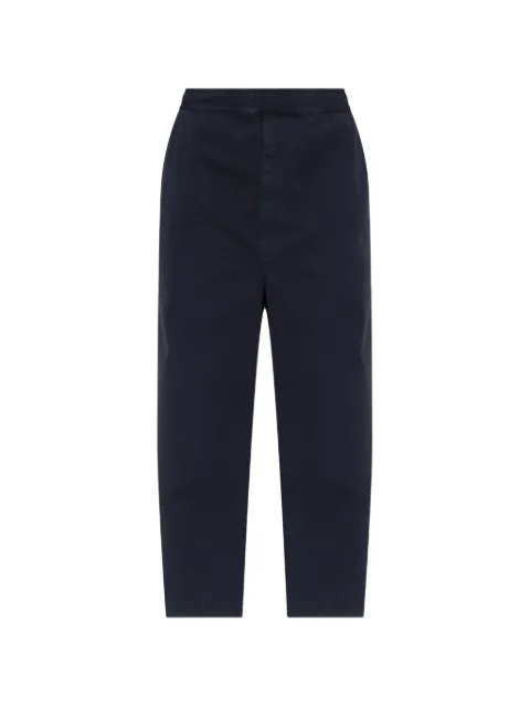 MM6 Maison Margiela overdyed gabardine wide-leg trousers Blue SH0KA0048M35435