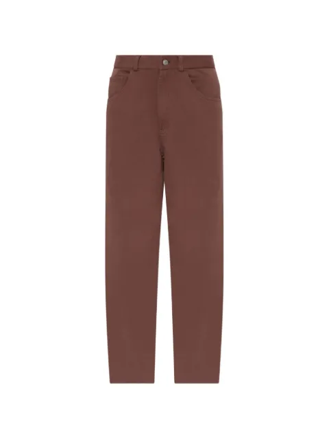 MM6 Maison Margiela belt-loop pocket trousers Brown S52KA0581M25025