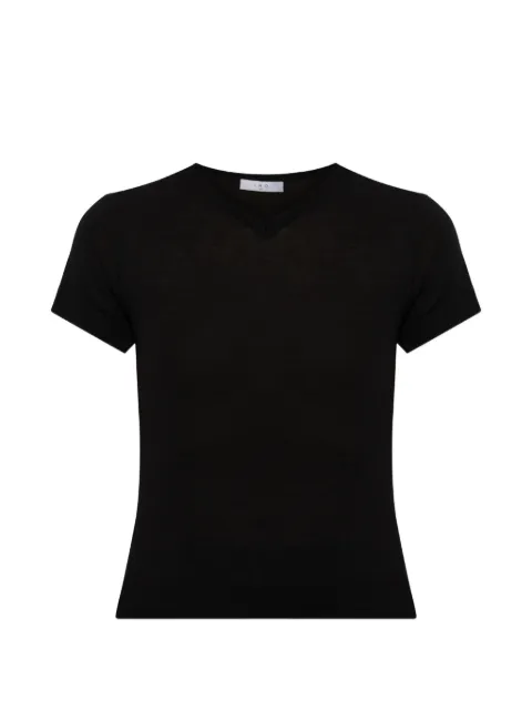 IRO Idille V-neck T-shirt Black WP12IDILLE0